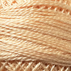 58 Valdani Perle Cotton Size 12 / Spool 100M:  Color No: 58 - Soft Banana