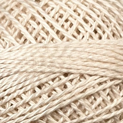 5 Valdani Perle Cotton Size 12 / Spool 100M:  Color No: 5 - Light Ecru