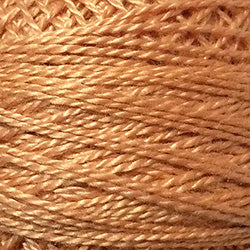 67 Valdani Perle Cotton Size 12 / Spool 100M:  Color No: 67 - Bright Rusty Orange