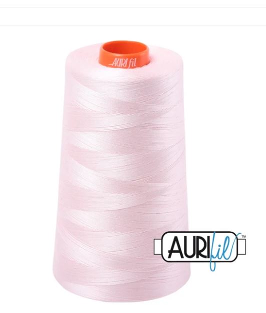 Aurifil Mako 50wt Cotton Thread Cone - 6723 Fairy Floss