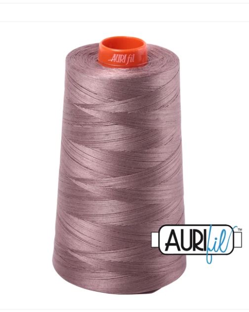 Aurifil Mako 50wt Cotton Thread Cone - 6731 Tiramisu