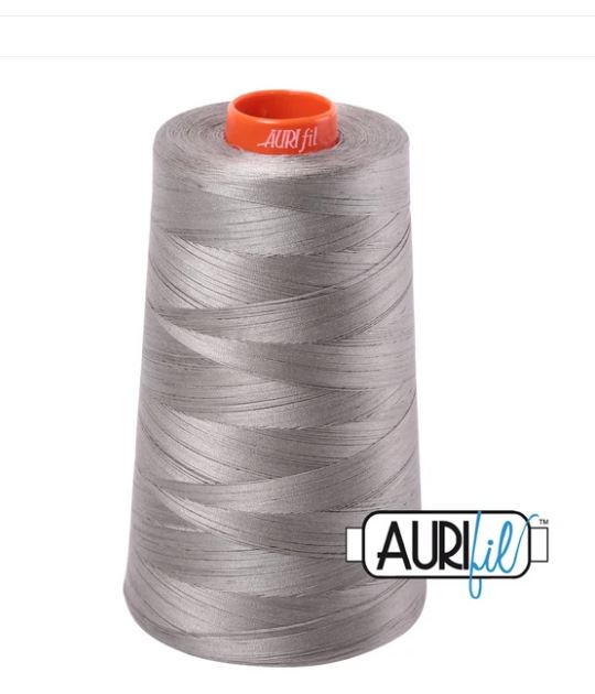 Aurifil Mako 50wt Cotton Thread Cone - 6732 Earl Grey