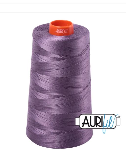 Aurifil Mako 50wt Cotton Thread Cone - 6735 Plumtastic