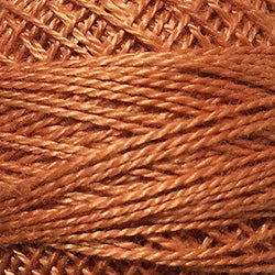 68 Valdani Perle Cotton Size 12 / Spool 100M:  Color No: 68 - Golden Rust