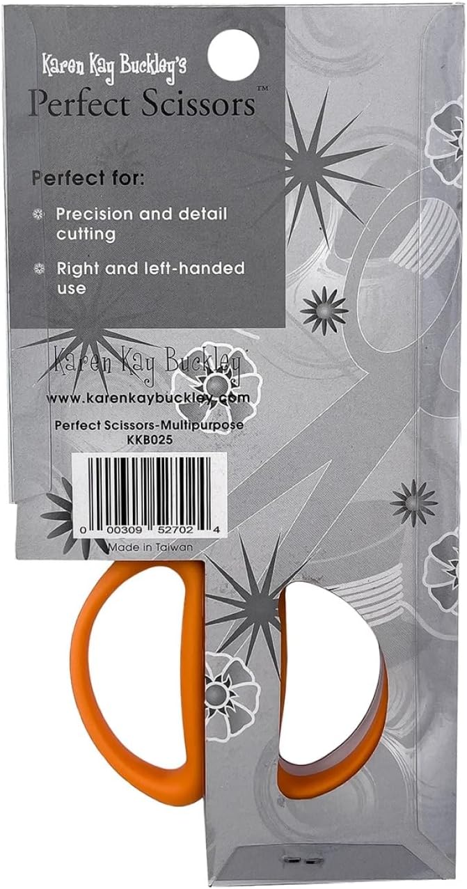 Perfect Scissors Orange 5" Medium Multipurpose Scissors by Karen Kay Buckley / KKB025
