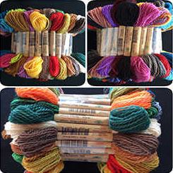 Valdani Merino Virgin Wool Thread Size 8 - Beautiful Assortment (72 Skeins) | Special Order