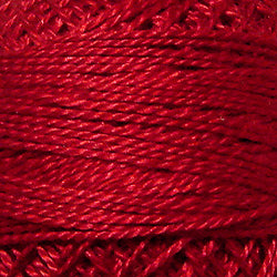 775 Valdani Perle Cotton Size 12 / Spool 100M:  Color No: 775 - Turkey Red