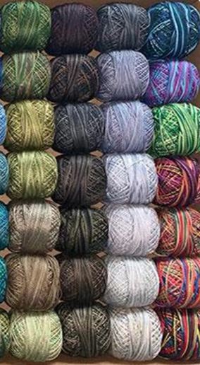 Valdani Pearl Cotton Collections Beautiful Colour Pack - 77 Variegated Colours | Special Order