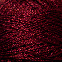 78 Valdani Perle Cotton Size 12 / Spool 100M:  Color No: 78 - Rusty Burgundy Dark