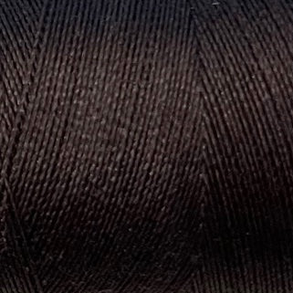 8123 - Valdani Artist's 50wt. 2-ply All Purpose 500m (546y)- Solids / Colour 8123 - Brown Black Dark