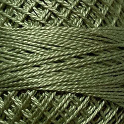 821 Valdani Perle Cotton Size 12 / Spool 100M:  Color No: 821 - Olive Green Light