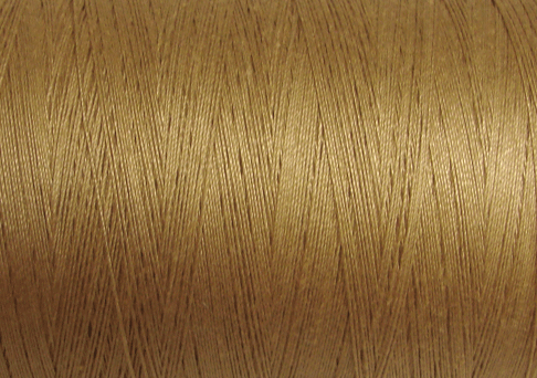 852 - Valdani Artist's 50wt. 2-ply All Purpose 500m (546y)- Solids / Colour 852 - Antique Gold Medium
