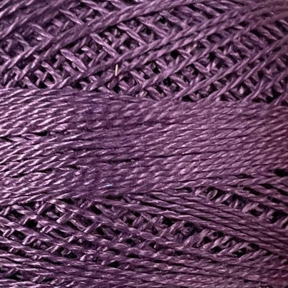 86 Valdani Perle Cotton Size 12 / Spool 100M:  Color No: 86 - Rich Plum