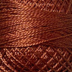 863 Valdani Perle Cotton Size 12 / Spool 100M:  Color No: 863 - Faded Rust Dark