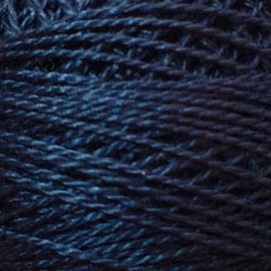 872 Valdani Perle Cotton Size 12 / Spool 100M:  Color No: 872 - Dusty Blue Medium
