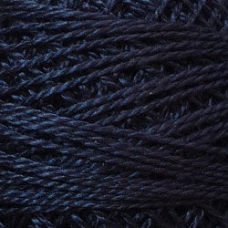 873 Valdani Perle Cotton Size 12 / Spool 100M:  Color No: 873 - Dusty Blue Dark