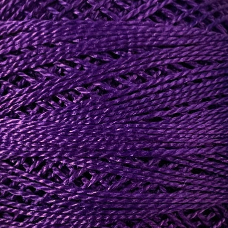 87 Valdani Perle Cotton Size 12 / Spool 100M:  Color No: 87 - Rich Purple
