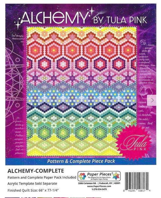 Alchemy Pattern; Complete Paper Piece Pack by Tula Pink -Special Order