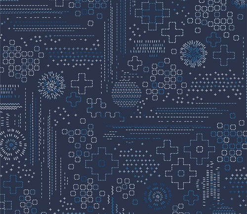 InkPerfect: Indigo Edition - 16 Piece Fat Quarter Bundle by Art Gallery Fabrics