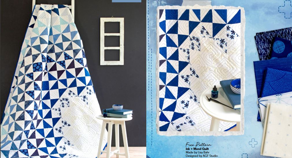 InkPerfect: Indigo Edition - 16 Piece Fat Quarter Bundle by Art Gallery Fabrics