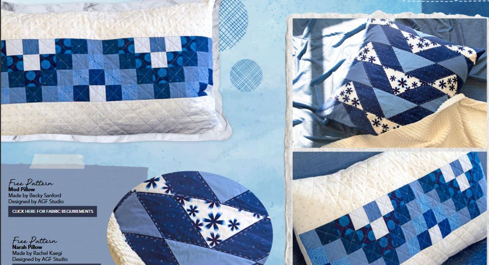 InkPerfect: Indigo Edition - 16 Piece Fat Quarter Bundle by Art Gallery Fabrics