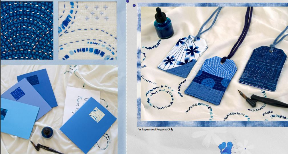 InkPerfect: Indigo Edition - 16 Piece Fat Quarter Bundle by Art Gallery Fabrics