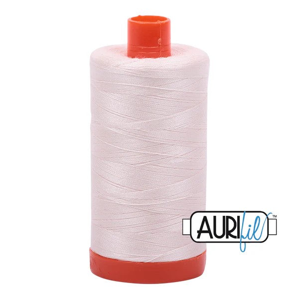 Aurifil Cotton Thread : Color 2405 Oyster Valdani perle cotton size 12 thread spool for quilting and embroidery