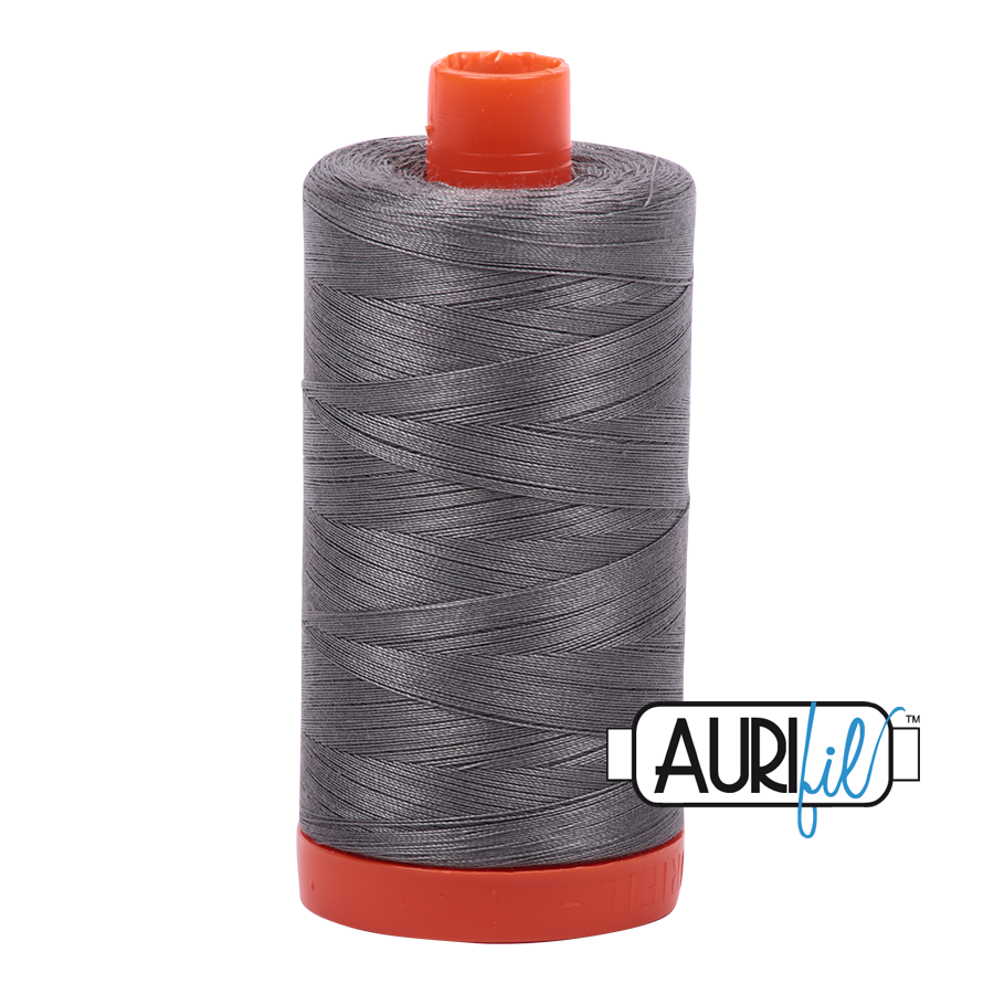 Aurifil Cotton Thread : Color 5004 Grey Smoke