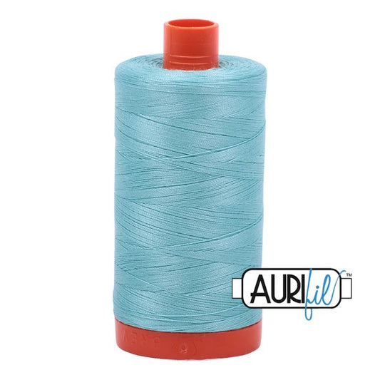 Aurifil Cotton Thread : Color 5006 Light Turquoise