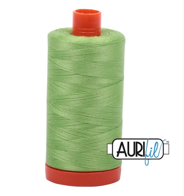 Aurifil Cotton Thread : Color 5017 Shining Green