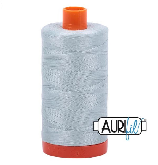 Aurifil Cotton Thread : Color 5007 Light Grey Blue