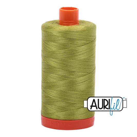 Aurifil Cotton Thread : Color 1147 Light Leaf Green