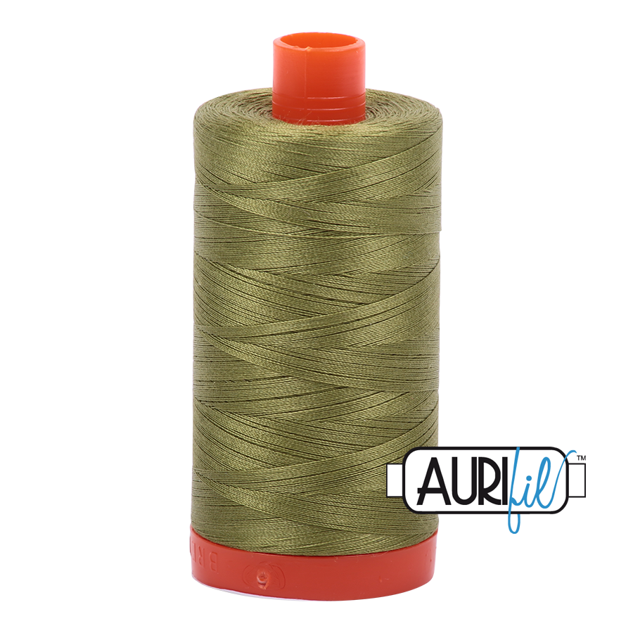 Aurifil Cotton Thread : Color 5016 Olive Green