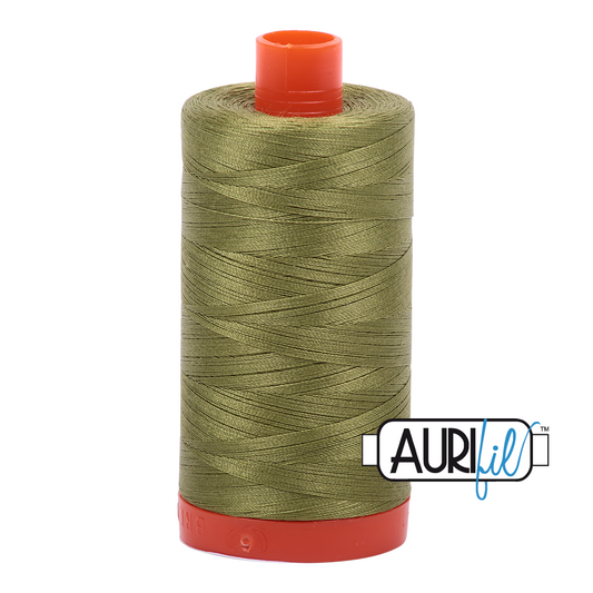 Aurifil Cotton Thread : Color 5016 Olive Green