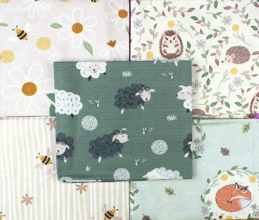 Bramble & Bumble 5 Pcs Fat Quarter Bundle by MAKE + BELIEVE
