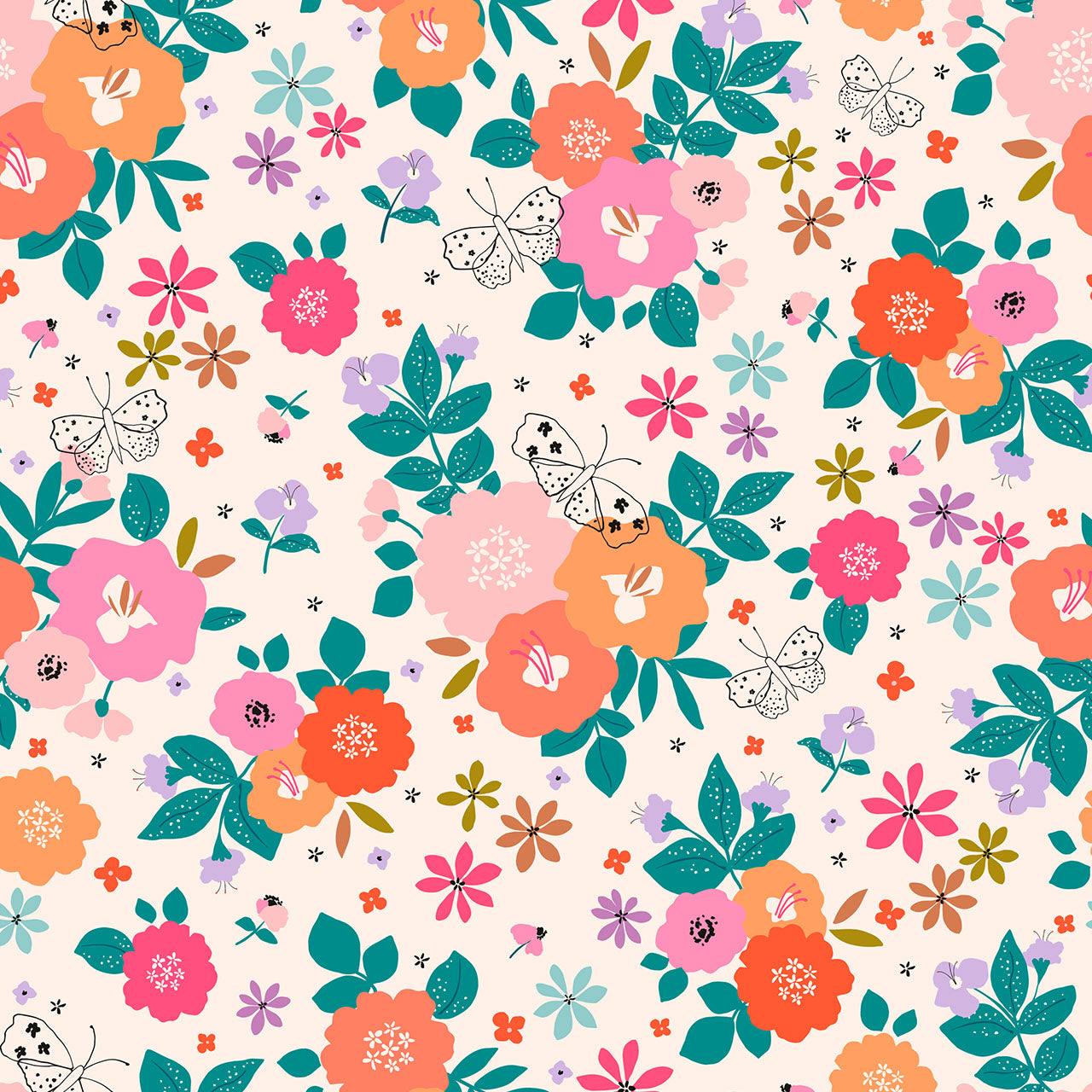 Butterfly Fields 2278 by Nina Raby Jones for Dashwood Studio