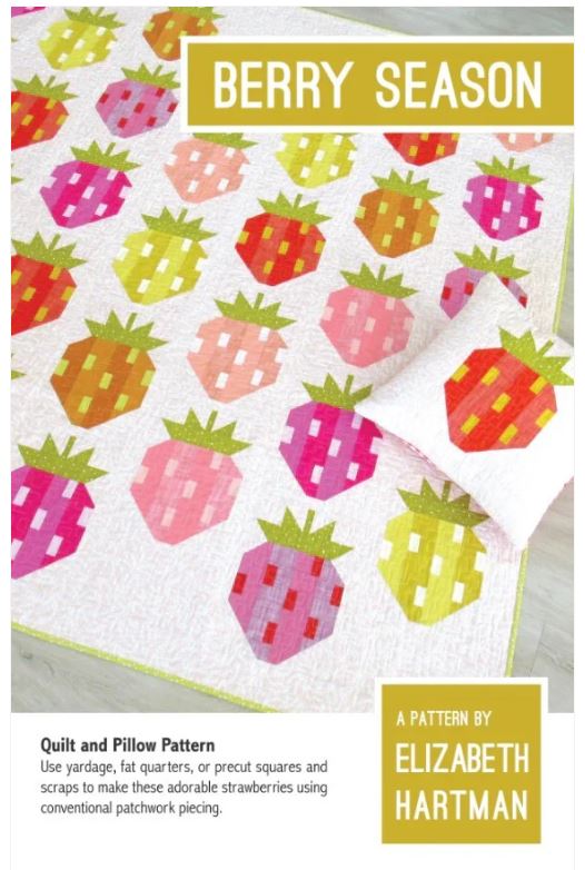 Berry Season Quilt & Pillow Pattern by ELIZABETH HARTMAN / 3 sizes