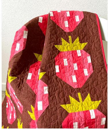 Berry Season Quilt & Pillow Pattern by ELIZABETH HARTMAN / 3 sizes