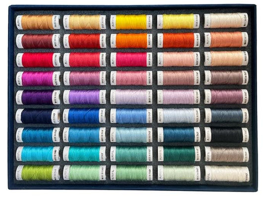 Aurifil Best Selection - 8wt 2-Ply Cotton Thread Set (45 Colours) | Special Order