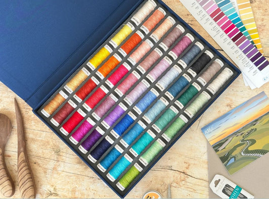 Aurifil Best Selection - 8wt 2-Ply Cotton Thread Set (45 Colours) | Special Order