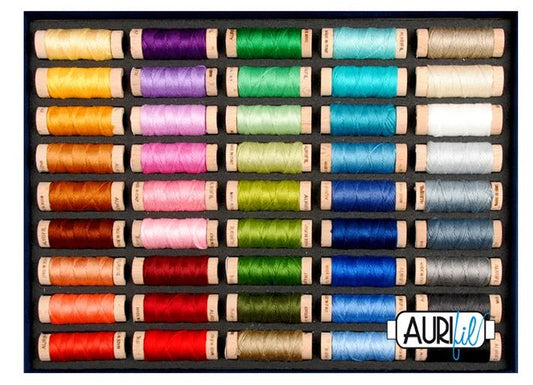 Aurifil Best Selection - Embroidery Floss | 45 Thread Pack | Special Order