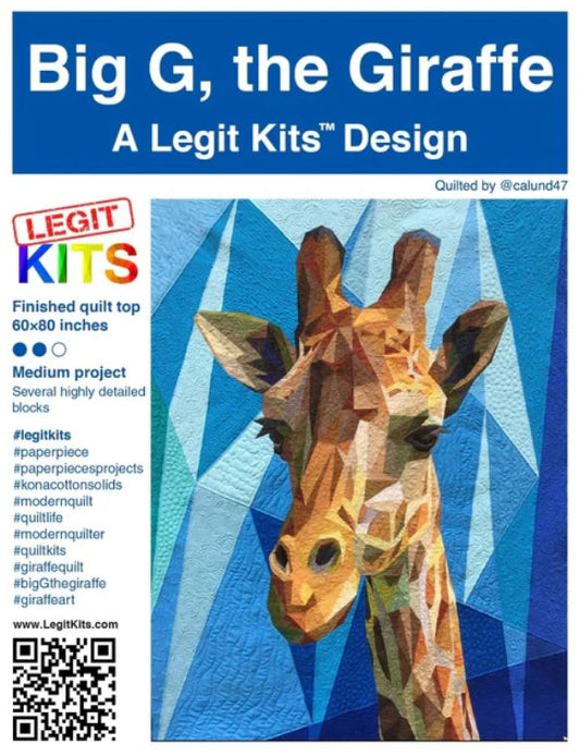 Legit Kits Big G the Giraffe Pattern | Special Order