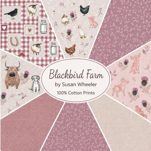 Blackbird Farm "Farm Patch" 4 pc Fat Quarter Bundle