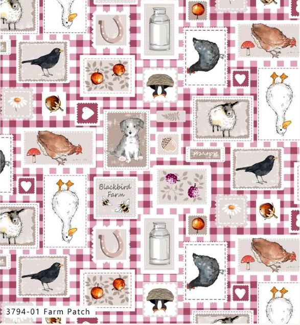 Blackbird Farm "Farm Patch" 4 pc Fat Quarter Bundle