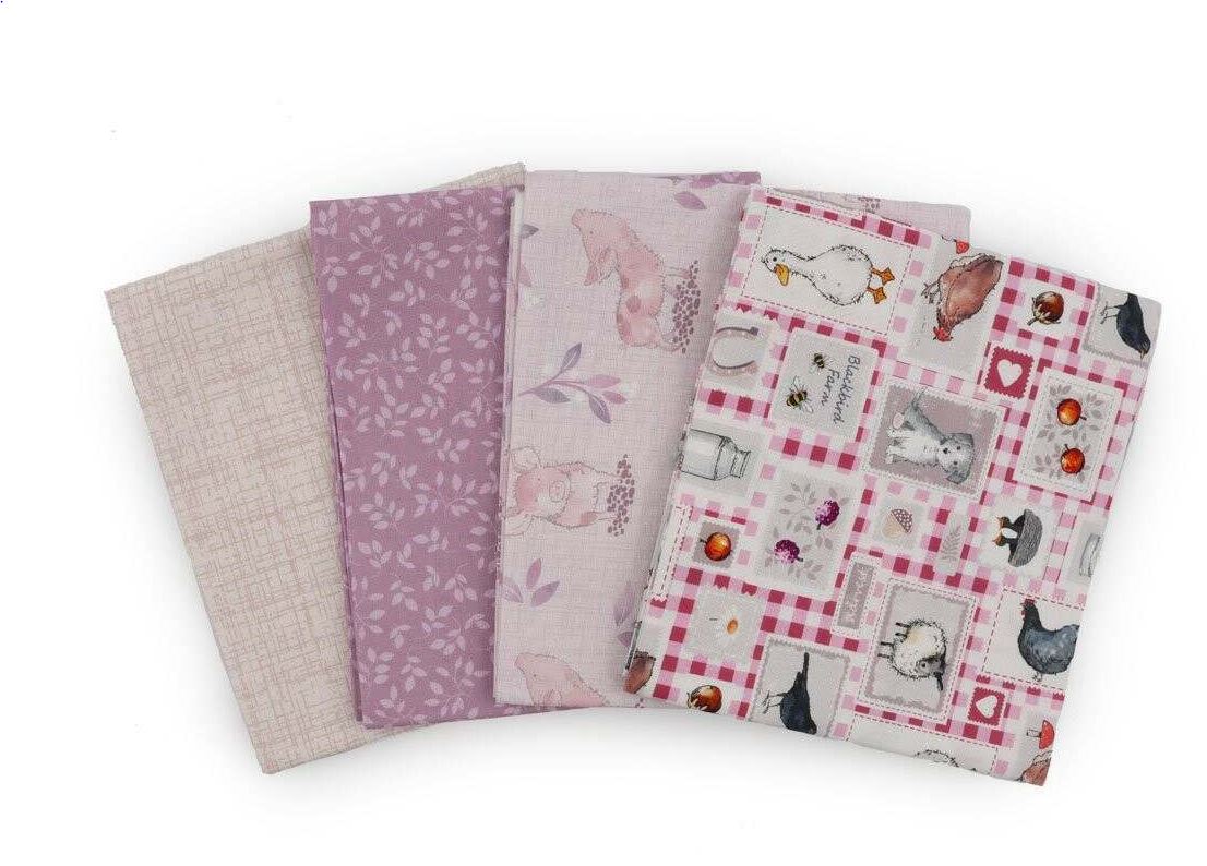Blackbird Farm "Farm Patch" 4 pc Fat Quarter Bundle