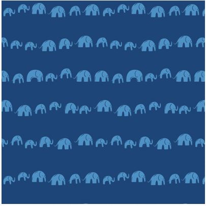 Elephants’ Echo Electric Fat Quarter - Selva Collection by Art Gallery Fabrics - Style Number: SLV-24515