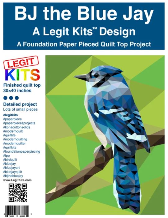 Legit Kits BJ the Blue Jay Pattern | Special Order