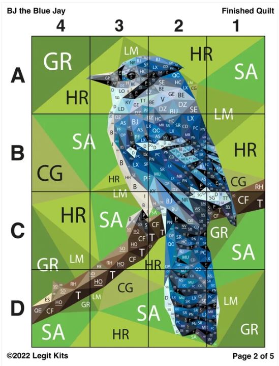 Legit Kits BJ the Blue Jay Pattern | Special Order