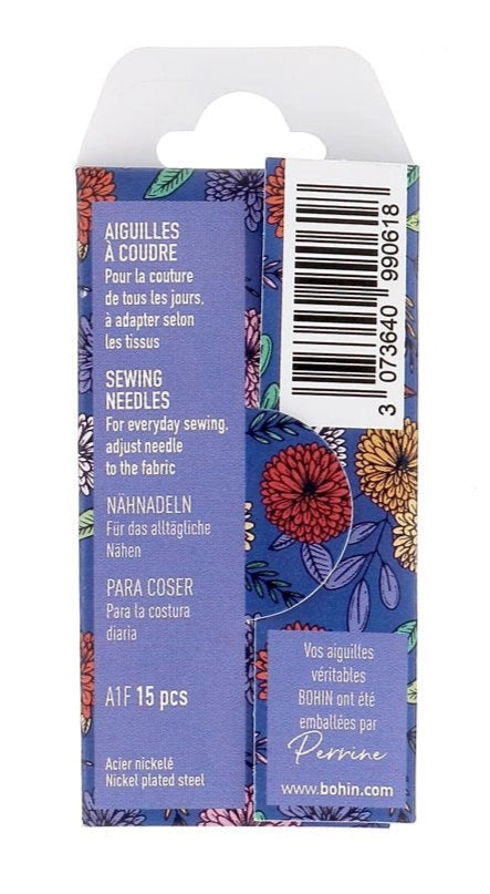 Bohin Sharp Needles Big Eye Assorted No. 3/9 Blossom Collection