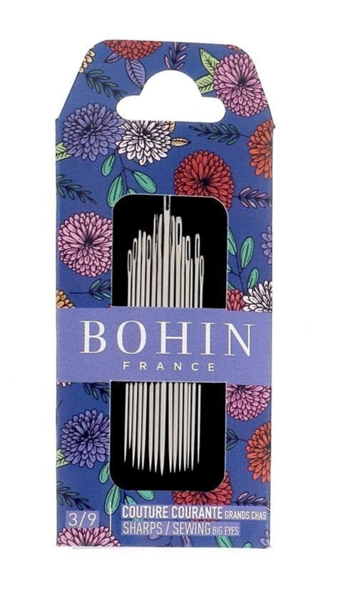 Bohin Sharp Needles Big Eye Assorted No. 3/9 Blossom Collection